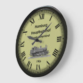 Hamburg Hbf Station ~ Duitsland ~ 1906 ~  Grote Klok (Hoek)