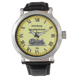 Hamburg Hbf Station ~ Germany ~ 1906 ~ Pocket Wat Horloge