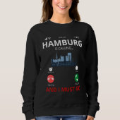 Hamburg Is Calling Germany Souvenir Trui (Voorkant)