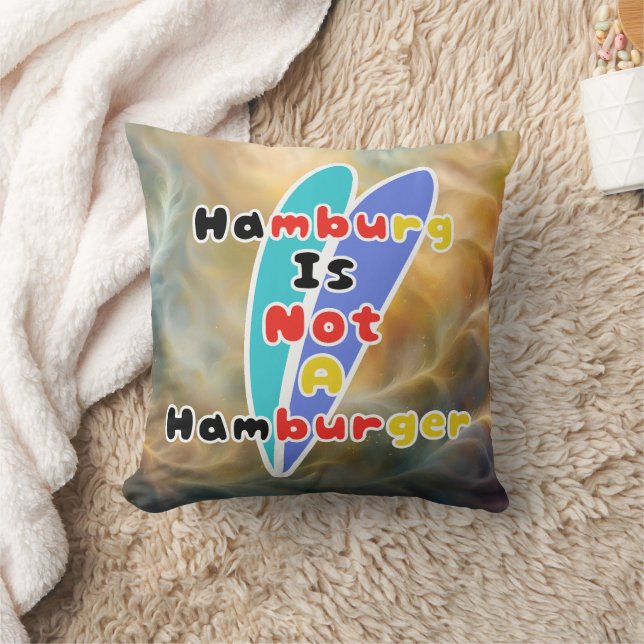 Hamburg Is Geen Hamburger Kussen (Deken)