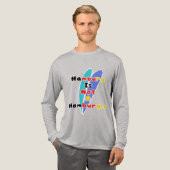 Hamburg Is Niet Een Hamburger Tri-Blend Shirt (Voorkant)