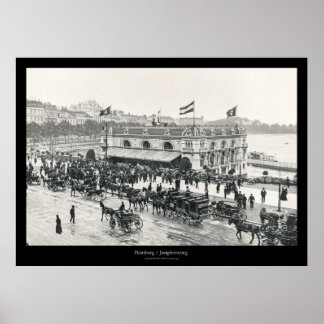 Hamburg / Jungfernstieg Poster