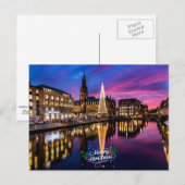 Hamburg kerstmarkt briefkaart (Voorkant / Achterkant)