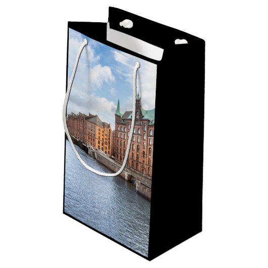 Hamburg Klein Cadeauzakje (Achterkant Gekanteld)