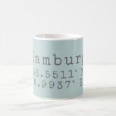 Hamburg Latitude Longitude Koffiemok (Center)