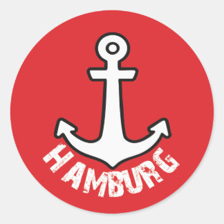 Hamburg Logo Classic ronde Sticker