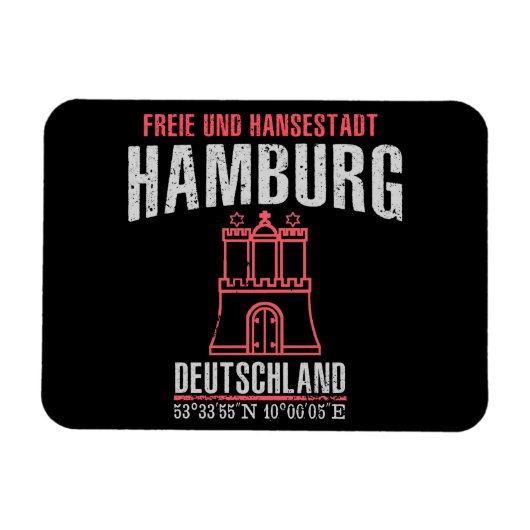 Hamburg Magneet (Horizontaal)