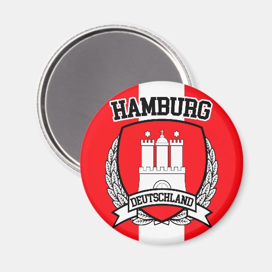 Hamburg Magneet (Voorkant / Achterkant)