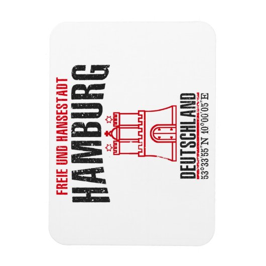Hamburg Magneet (Verticaal)