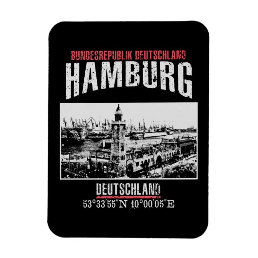 Hamburg Magneet (Verticaal)