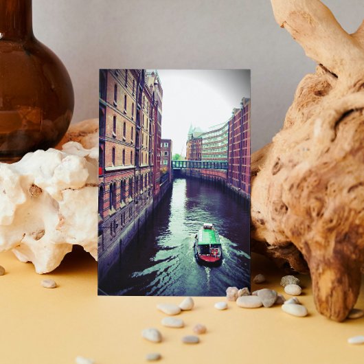 Hamburg of Venetië? Briefkaart