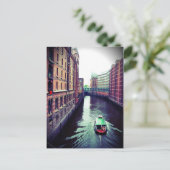 Hamburg of Venetië? Briefkaart (Staand voorkant)