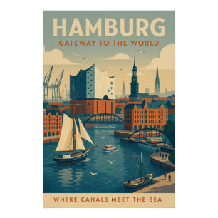 HAMBURG — Poort naar de Wereld Perfect Poster