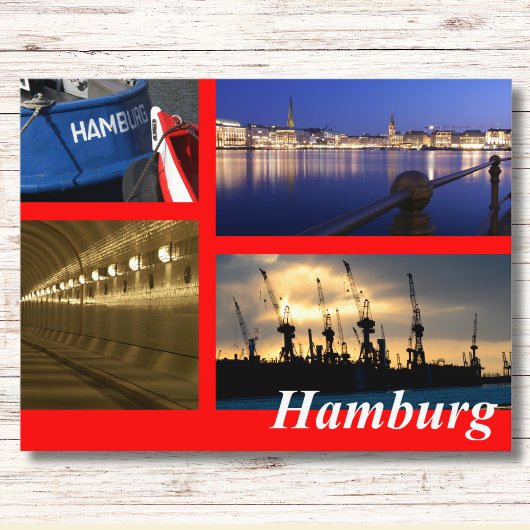 Hamburg Postkarte Briefkaart