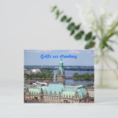 Hamburg Postkarte Briefkaart (Staand voorkant)