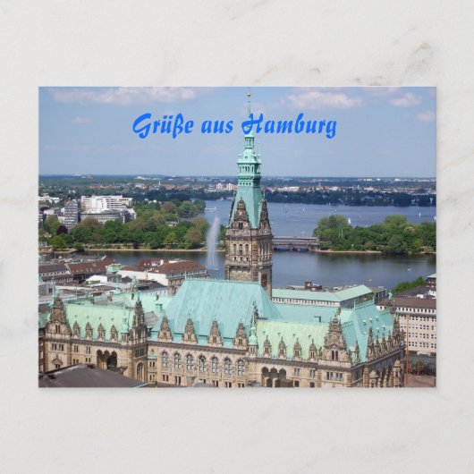 Hamburg Postkarte Briefkaart (Voorkant)