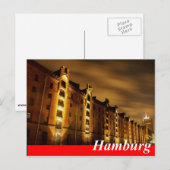Hamburg Postkarte - Speicherstadt Briefkaart (Voorkant / Achterkant)
