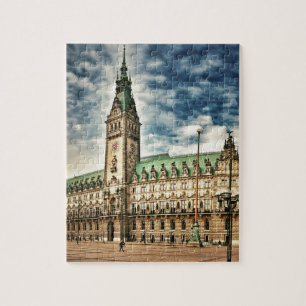 Hamburg Rathaus, Duitsland Legpuzzel