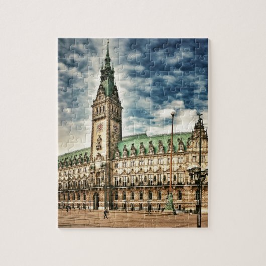 Hamburg Rathaus, Duitsland Legpuzzel (Verticaal)