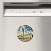 Hamburg Rathaus, Duitsland Magneet (Insitu (Vaatwasser))