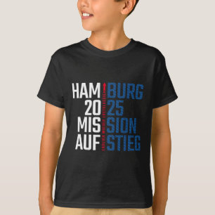 Hamburg Rise 2025 Fan ontwerp voetbal liefde T-shirt