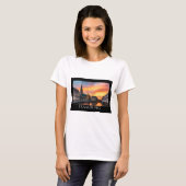Hamburg Schilderachtig Waterfront T-shirt (Voorkant volledig)