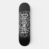 Hamburg Skateboard Deck - Heavy Metal Muziek (Voorkant)