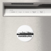 Hamburg Skyline Kühlschrank Magnet (Insitu (Vaatwasser))