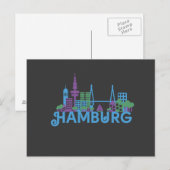 Hamburg Skyline Post Cards Briefkaart (Voorkant / Achterkant)