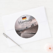 Hamburg Souvenir Ronde Sticker (Envelop)