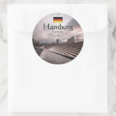 Hamburg Souvenir Ronde Sticker (Tas)