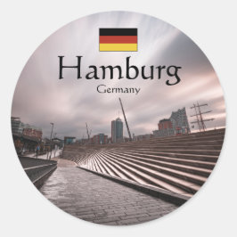 Hamburg Souvenir Ronde Sticker