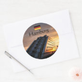 Hamburg Souvenir Ronde Sticker (Envelop)