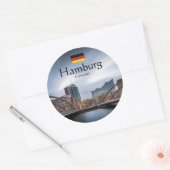 Hamburg Souvenir Ronde Sticker (Envelop)