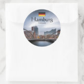 Hamburg Souvenir Ronde Sticker (Tas)