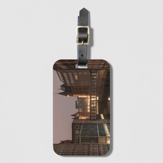 Hamburg Speicherstadt Bagagelabel (Voorkant (verticaal))