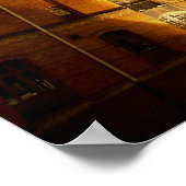 Hamburg - Speicherstadt bei Nacht - Druck Poster (Hoek)