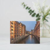 Hamburg Speicherstadt Briefkaart (Staand voorkant)