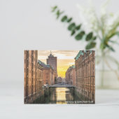 Hamburg Speicherstadt Briefkaart (Staand voorkant)