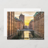 Hamburg Speicherstadt Briefkaart (Voorkant / Achterkant)