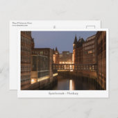 Hamburg Speicherstadt Briefkaart (Voorkant / Achterkant)