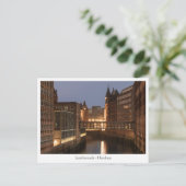 Hamburg Speicherstadt Briefkaart (Staand voorkant)