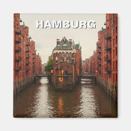 Hamburg Speicherstadt Duitsland Reizen Magneet