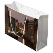 Hamburg Speicherstadt Groot Cadeauzakje (Voorkant Gekanteld)