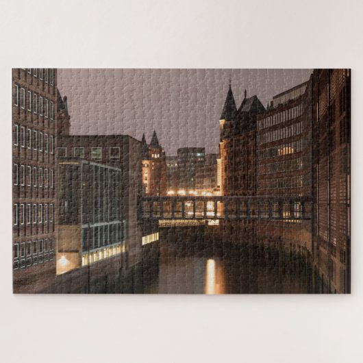 Hamburg Speicherstadt Legpuzzel (Horizontaal)