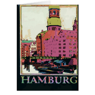 Hamburg Travel Poster