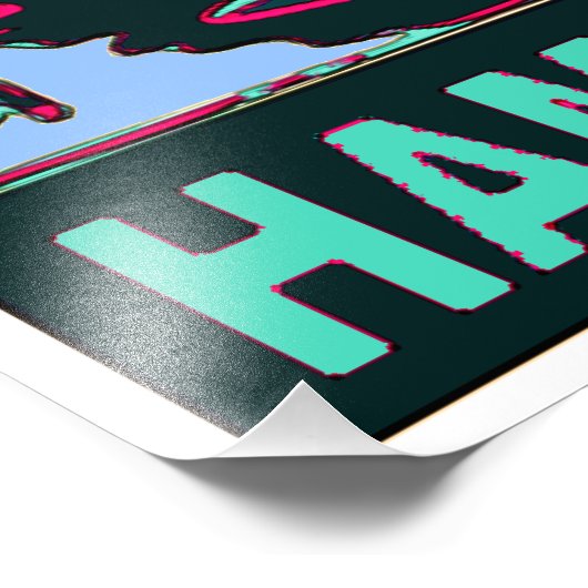 Hamburg Travel Poster (Hoek)