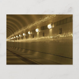 Hamburg-verandering in Elbtunnel Briefkaart