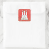 Hamburg Vierkante Sticker (Tas)