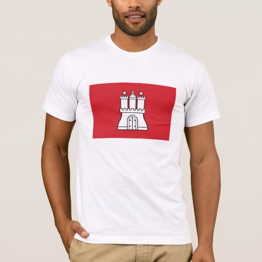 Hamburg Vlag T-shirt (Voorkant)